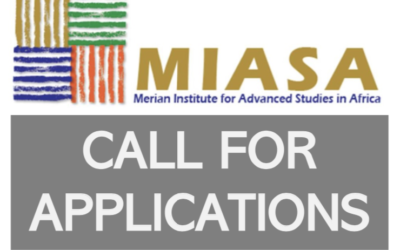 Call for applications: 09 Fellowships (Merian Institute for Advanced Studies in Africa)